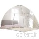 Vosarea Moustiquaires Couvert de lit Tente de Jeu de draps de lit en dôme de yourte mongole Blanc 120x200cm Blanc - B07QPSYWLK